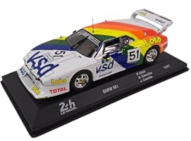 OPO 10 - 24-Stunden-von-Le-Mans-Miniaturauto im Maßstab 1:43, kompatibel mit dem BMW M1 (1981) im Maßstab 1:43 - ALA072