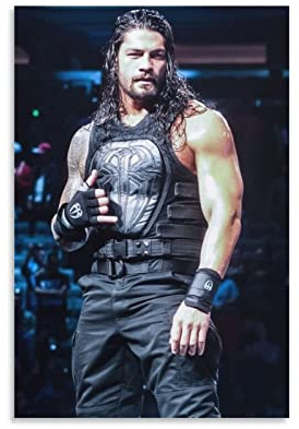YSFDCY Poster und Drucke Senza Cornice 30 * 50cm Roman Reigns Posters Arte murale per soggiorno Decorazione estetica Pittura per camera da letto