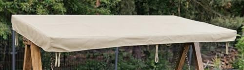 Hollywoodschaukel Dachbezug nach Maß – Wasserdicht, UV-beständig & wetterfest – Ersatzdach/Dachplane/Schaukel-Dach maßgefertigt für 2-4 Sitzer Gartenschaukeln | UNICOVR – Das Original