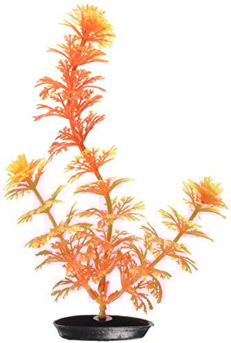 Marina Plastic Ambulia Plant Aquarium 13 cm Orange