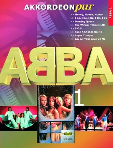 Akkordeon Pur Abba 1 - Accordion - Buch