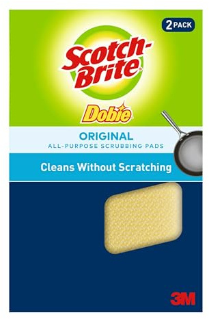 3M 722 Scotch-Brite Dobie Cleaning Pad 2-Pack