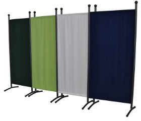 Angerer Freizeitmöbel GmbH Stellwand - Raumteiler & Raumtrenner Sichtschutz - Outdoor Paravent für Windschutz & Schatten auf Balkon (178 x 82 cm, grün)