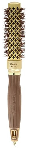 Olivia Garden Haar-Rundbürste NanoThermic Shaper,20mm mit quadratischem Bürstenkörper