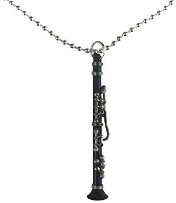 Miniblings Klarinette Musik Halskette - Handmade Modeschmuck I Kette mit Anhänger Länge: 80cm - Klarinettistin + Box