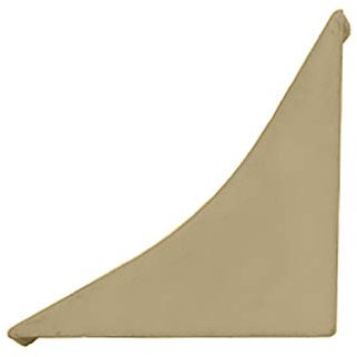 DQ-PP Baguette d'angle - Chêne Siena - 23 x 23 mm - En PVC - Pour plan de travail de cuisine - Baguette de finition murale - Pour table