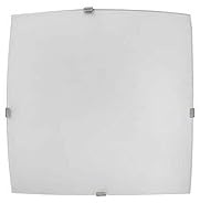 FABRILAMP Plafon Cuadrado Serie Pluton 1xE27 Blanco 25x25