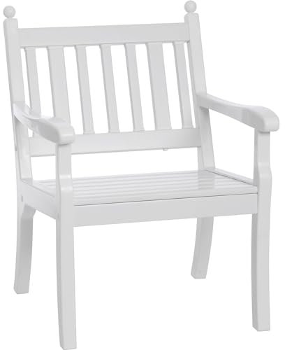 Blome-Tillmann Wetterfester Sessel Hohenzollern, Kunststoff weiss