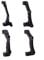 Hope Brake Mount Post Caliper Mount C Black - Black, 203mm