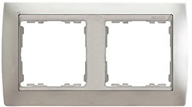 Simon 82924-33 placa de pared y cubierta de interruptor Aluminio