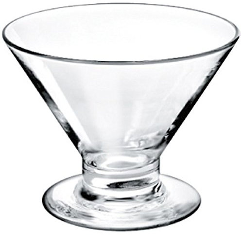 BORGONOVO Confezione da 12 Coppe per Gelato Coppette della Vetreria Linea Vicenza Made in Italy 150 ml cod.9341