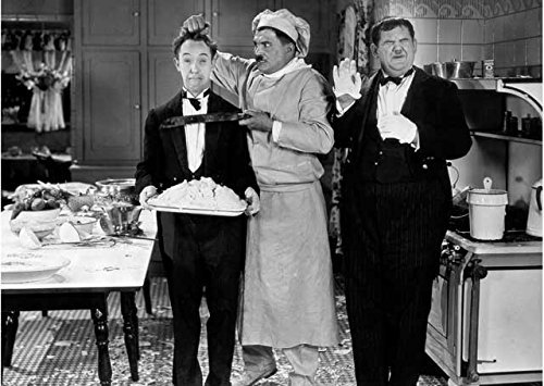 Mangiaspaghetti 18 Stanlio e Olio cm 70x100 Poster Stampa Cinema Film Affiche Plakat Fine Art Il Negozio di Alex