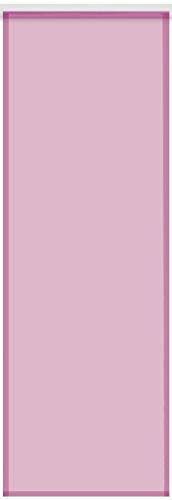 Bestlivings Transparenter Flächenvorhang Voile 60x245 cm Technik, Schlichte und stilvolle Fensterdekoration in vielen erhältlich (weinrot/ohne Technik)