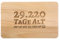 Brotzeitbrett mit Spruch zum 80. Geburtstag - Tage alt…aber wer zählt das schon mit? - Schneidbrett mit Alter in Tagen - Geburtstags-Geschenk - Schneidbrett | Maße: 22x14x1 cm (80. Geburtstag)