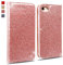 OKZone Coque iPhone 8/iPhone 7, Luxe Bling en Cuir PU Premium Housse à Rabat Portefeuille Coque [Protection Complète] Étui de Protection Bumper Folio à Clapet pour Apple iPhone 8/iPhone 7 (Or Rose)