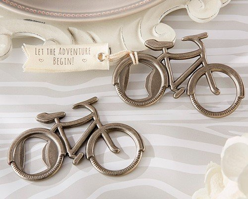 50 Flaschenöffner Fahrrad in Geschenkbox, Original-Flaschenöffner für Hochzeiten.