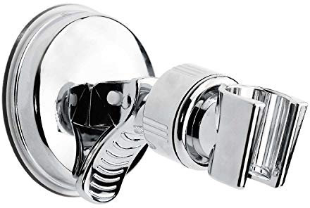 Duschkopfhalterung Saugnapf Ohne Bohren Duschkopf Halterung Duschhalterung Verstellbarer Brausehalter Bad Saugnapf mit 360° Drehbar Brausehalter für Handbrause Duschbrause