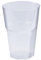 Silverkitchen Cocktail Becher 300ml transparent aus PP 6-eckig Made In Germany Plastik Trinkbecher Mehrweg Bruchsichere Mehrwegbecher Wiederverwendbar Grillfest Catering (60)