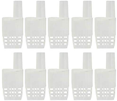 xtradefactory 10x Bienen Versand- UND ZUSETZKÄFIG für Imker 6,5x3 cm, Kunststoff | Imker Aufzuchtbecher, Bienenkönigin Käfig, Transportbox, Bienenkiste