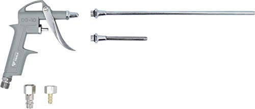 BRILLIANT TOOLS KS TOOLS BT161103 - Pistola ad aria compressa, con 3 ugelli di ricambio