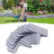 LARS360 20m Palisade Grau mit Steinmuster Beetumrandung Rasenkante Gartenpalisade aus Kunststoff Beeteinfassung Gartenrandkante 1 Element B x H x T: 25 x 23 x 1 cm