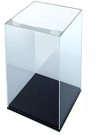 ORUS - vitrine avec Base Noire 25 x 25 x 45 (H)