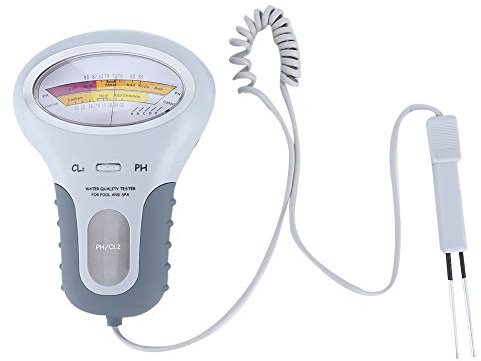 Wassertestgerät PH Chlor, 2 in 1 PH Wassertester Chlormessgerät Chlorwasser CL2 Messung für Pool Aquarium Spa Schwimmbad Qualitätsprüfgerät