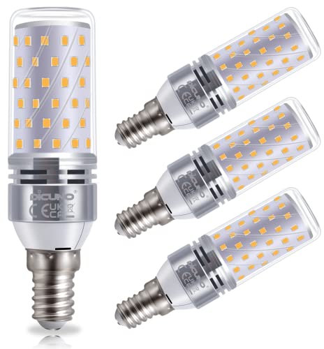 DiCUNO E14 LED Bulb 10W, E14 Small Edison Screw Light Bulbs, Natural White 4000K, 130W Incandescent Equivalent, 1400LM Non-Dimmable, 230V, SES Corn Light for Home Lighting, Pack of 4