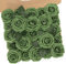 N&T NIETING Rosen Deko, 25 Stück künstliche Blumen Rosen mit Stielen, Fake Blumen für DIY Hochzeit Valentinstag, Brautparty-Mittelstücke, Partytische, Blumensträuße Braut Zuhause Dekoratio, Grün