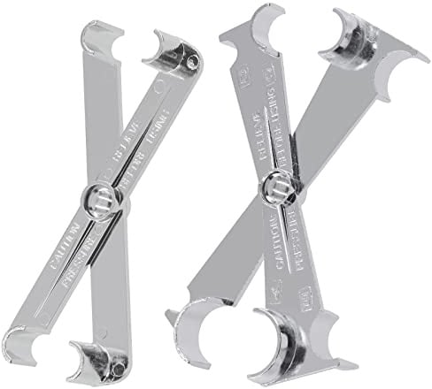 Tanstic 2Pcs Schere Kraftstoffleitung Trennwerkzeug Kit, Kraftstoff und Klimaanlage Trennwerkzeug, Kraftstoffleitung Schnellentfernungswerkzeug Verwendung auf Kraftstoff, Heizung