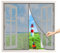 Fliegengitter Fenster Insektenschutz Magnet Fliegenvorhang, 80x100 cm Kinderleichte Klebemontage Ohne Bohren für Wohnzimmer TerrassenFenster BalkonFenster, Grau P