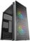 MARS GAMING MC-CORE, Ultrakompaktes MicroATX Gaming-Gehäuse, Frontdesign Metal-Mesh, 2X FRGB 120mm Lüfter, Seitliches Vollfenster, Mini-Tower PC mit USB 3.0, Schwarz