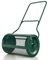 RELAX4LIFE Spandiconcime da 76L, Larghezza 60,5 cm, Ø Rullo: 39 cm, Spanditore da Giardino/Prato con Cestello in Rete Metallica e Manico, per Compost, Torba, Semi, Terriccio (60,5×39 cm, Verde)