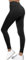 TAYOEA Sport Damen Push Up Leggings Fitness Scrunch Butt Leggings Damen Booty Gym Nahtlose Leggings Blickdicht Hohe Taille Yogahose Schwarz，M