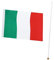 POPETPOP 50 Pezzi bandiere tenute in mano gadget party present bandiere del mondo tenendo la bandiera dell'italia attaccare le bandiere del paese bandiera del italia all'aperto Francia