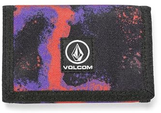 Volcom Herren Box Stone Wallet Bright Red, hellrot, Einheitsgröße