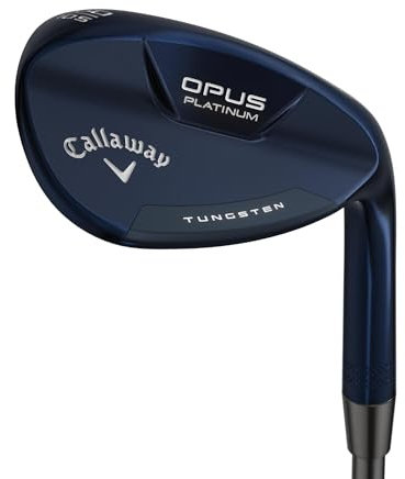 Callaway Golf Opus Platinum Wedge Golfschläger (links, Stahl, Standard, Blau)