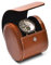 Papten Leder einzelne Uhr Box Uhr Geschenk Fall für Männer Frauen Hochzeitsgeschenk & Reisestorage (Braun)