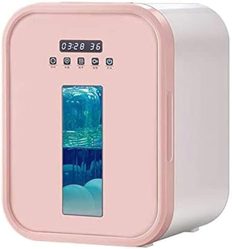 Wrobelax UV Disinfection Cabinet with Ozone Underwear Sterilizer Drying Box Portable Baby Bottle UV Sterilizer with Drying 2-In-1 Toys Clothing Tableware (Color:pink)