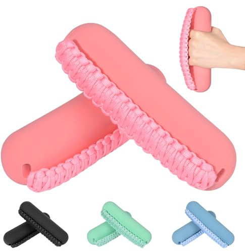 BOOSTEADY Handgewichte Set für Damen Herren, Weiche Hanteln von 2 (1,4 kg), Gehgewicht mit Handschlaufe für Aerobic, Joggen, Laufen, Rosa