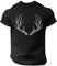 Herren Ganzjahres-Weihnachts-lustiges T-Shirt Teilrundhalsausschnitt Einfarbiger Druck Kurzarm Plus Size Festliche Freude Grafik Slim Fit Crew Top Stoppuhr Armband (Black, XXXL)