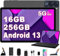 GOODTEL Tablet Android Octa-Core de 11 Pulgadas, Pantalla 2K 2000 * 1200, 16GB RAM + 256GB ROM (1TB TF) |5G + 2.4G WiFi|13 MP + 5 MP, Tablet táctil con Funda Protectora, Teclado y ratón - Gris