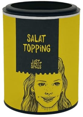 Just Spices Salat Topping I Crunchy Gewürzmix auf Salate & Bowls streuen I Gewürzdose, 35 g