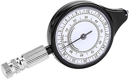 Kartenmessfinder, Kartenmessmesser, Outdoor-Karte, Kilometerzähler, Messgerät, Messgerät, Multifunktionale Entfernungskarte für Outdoor-Camping, Wandern, Radmesskarte