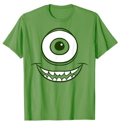 Poster Disney Pixar Monsters University Mike Face Outline Maglietta