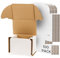 Smash Proof Boxes for 11oz Mugs – Cardboard Boxes for Moving, Packaging, Posting, Mailing & Shipping for Safe Delivery – Small White Plain Parcel Gift Boxes for Packing – Pack of 100 Boxes