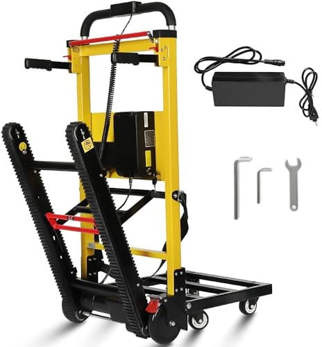 Elektrischer Raupen Treppensteiger, Elektrische Sackkarre Tragbarer Leichter Treppenlift für Umzug Lager Logistik Vertrieb Belastung 200 kg