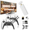 M15 Tragbare Video Emulator Spielekonsole 4k, Retro Konsole mit eingebauten 40000+ Klassische Spiele 23 Emulatoren, Plug and Play Spiel Stick für TV mit 2 x 2.4G Spiel Kontrolleure (64G)