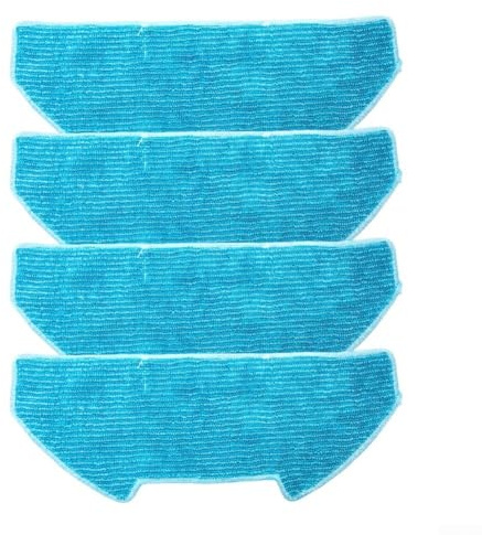 Staubsauger-Mopp-Tuch-Set, 4/10 Stück Mikrofaser-Wischtücher für Redkey R10, Kehrmaschinen-Zubehör, Wischmopp-Tuch (4 Stück)