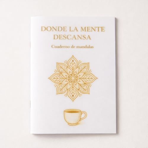 Packung mit 2 Mandala-Notizbüchern zum Stressabbau für Erwachsene – Wo der Geist ruht | Format A5 | Papier 120 g | Entspannung, Ruhe und Achtsamkeit
